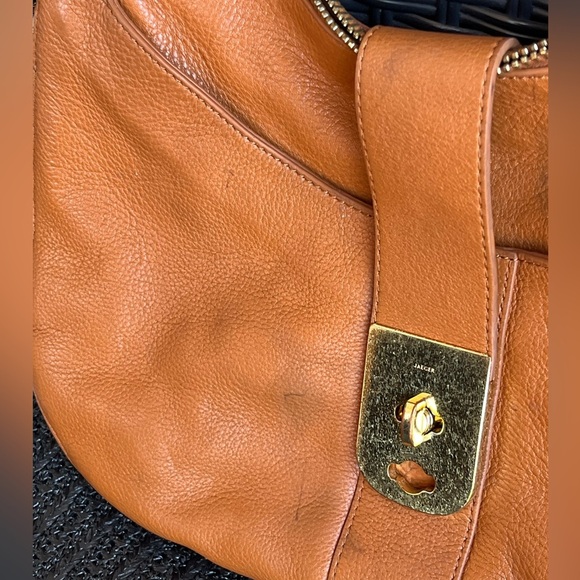 Jaeger Saddle Leather shoulder Bag - Picture 13 of 16
